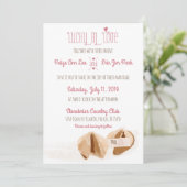 Lucky in Love Fortune cookies Faire-part de mariag (Debout devant)