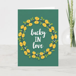 Lucky In Love Grafische Kunstkaart Kaart