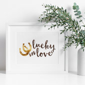 Lucky in Love Horseshoes | Impression d'art