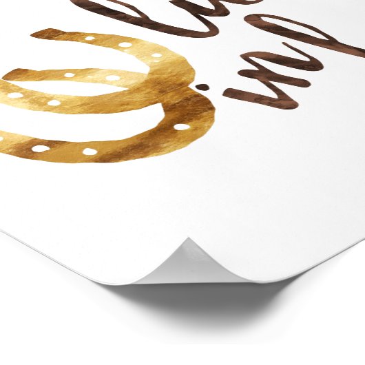 Lucky in Love Horseshoes | Impression d'art (Coin)