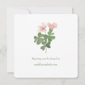 Lucky In Love Invitation à la douche nuptiale (Dos)