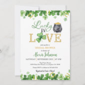 Lucky in Love Invitation à la douche nuptiale (Devant)