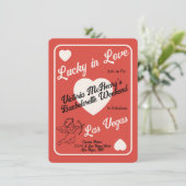 Lucky in Love Jeu Carte Bachelorette Week-end (Debout devant)