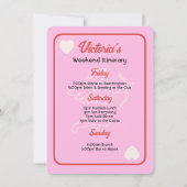 Lucky in Love Jeu Carte Bachelorette Week-end (Dos)