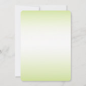 Lucky In Love Klaver Bruids Douche Uitnodiging (Achterkant)