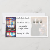 Lucky in Love Las Vegas Mariage Faire-part (Devant)