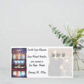 Lucky in Love Las Vegas Mariage Faire-part (Debout devant)