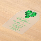 Lucky In Love Rehearsal Dinner Acryl Uitnodigingen (Laagn)