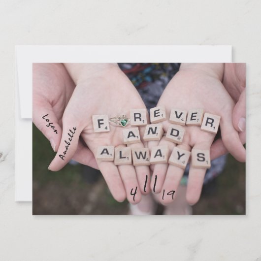 Lucky in Love Save the Dates Date (Voorkant)