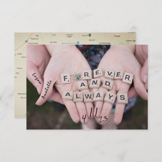 Lucky in Love Save the Dates Save the Date (Voorkant / Achterkant)