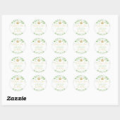Lucky In Love St. Patrick's Day Bruidsfeest Ronde Sticker (Vel)