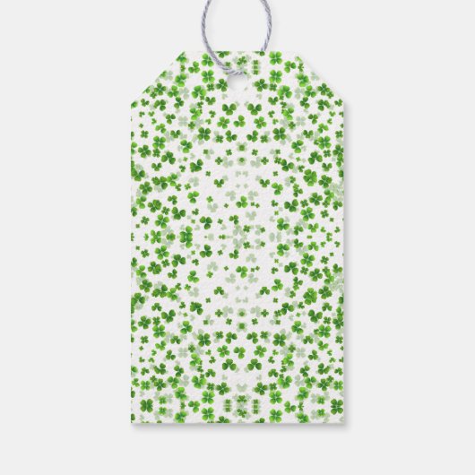 Lucky In Love St. Patrick's Day Vrijgezellenfeest Cadeaulabel (Achterkant)