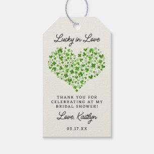 Lucky In Love St. Patrick's Day Vrijgezellenfeest Cadeaulabel