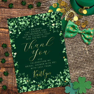 Lucky in Love St. Patrick's Day Vrijgezellenfeest Folie Uitnodiging