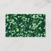 Lucky In Love St. Patrick's Day Vrijgezellenfeest Informatiekaartje (Achterkant)