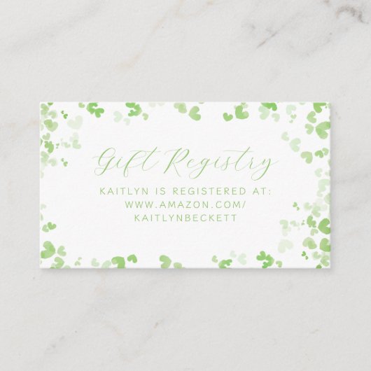 Lucky In Love St. Patrick's Day Vrijgezellenfeest Informatiekaartje (Voorkant)