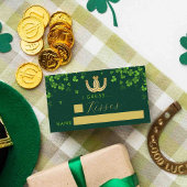 Lucky In Love St. Patrick's Day Vrijgezellenfeest Informatiekaartje