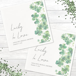 Lucky In Love St. Patrick's Day Vrijgezellenfeest Servet