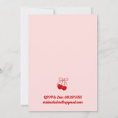 Lucky in Love Vegas Bachelorette Party Invitation (Dos)