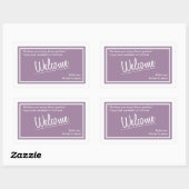 Lucky In Love - Welkomsttas Sticker - Lila (Vel)