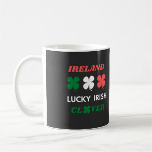 Lucky irish clover ierland st.patrick's dag koffiemok
