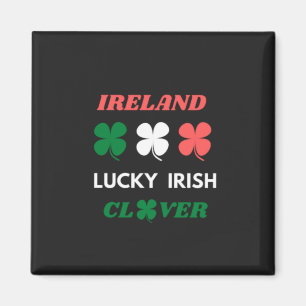 Lucky irish clover ierland st.patrick's dag magneet