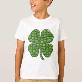 Lucky Irish Clover Kinder T-shirt