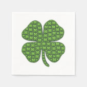 Lucky Irish Clover Paper Napkin Servet (Voorkant)