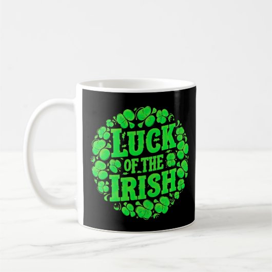 Lucky Irish Clovers Koffiemok (Links)