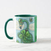 Lucky Irish Flamant rose ST. PATRICK'S DAY MUG gre (Gauche)