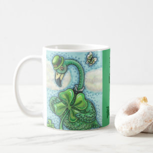 Lucky Irish Flamant rose ST. PATRICK'S DAY MUG gre