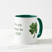 Lucky Irish Four Leaf Clover Mug (Devant droit)