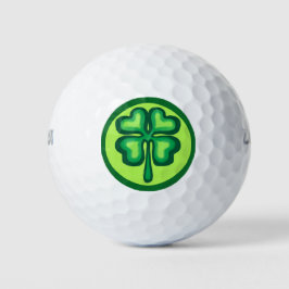 Lucky Irish klaverklaver shamrocks Golfballen