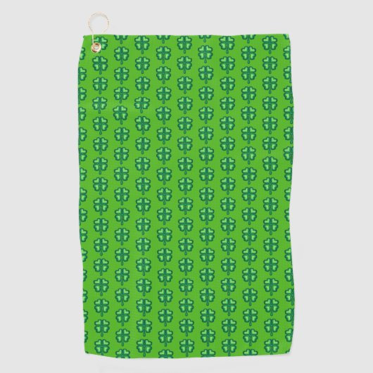 Lucky Irish klaverklaver shamrocks Golfhanddoek (Voorkant)