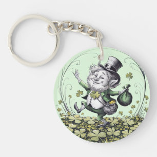 Lucky Irish Leprechaun Sleutelhanger
