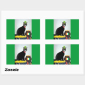 Lucky Irish Lucy Rechthoekige Sticker (Vel)