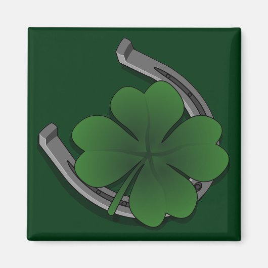 Lucky Irish Magnet Shirt St. Patrick's Home Decor Magneet (Voorkant)