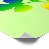Lucky Irish | Poster arc-en-ciel Shamrock (Coin)