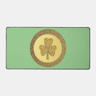 Lucky Irish Shamrock Gold Coin