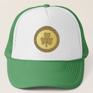 Lucky Irish Shamrock Gold Coin Trucker Pet