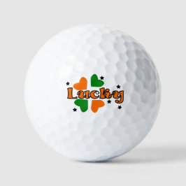 Lucky Irish Shamrock Golfballen