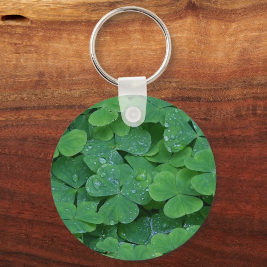 Lucky Irish Shamrocks Sleutelhanger (Voorkant)
