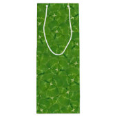 Lucky Irish Shamrocks Wijn Cadeautas (Achterkant)
