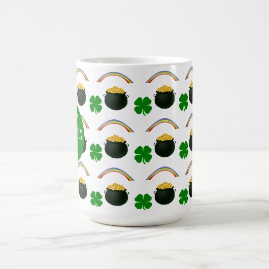 Lucky Irish St Patrick's Day Coffee Mok (Center)