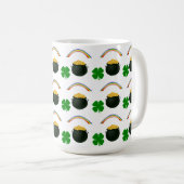 Lucky Irish St Patrick's Day Coffee Mok (Voorkant rechts)