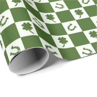 Lucky Irish St. Patrick's Day Wrapping Paper Cadeaupapier