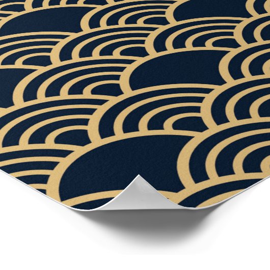 Lucky Japans Calico Cat | Maneki Neko Poster (Hoek)