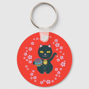 Lucky Japans Sleutelhanger Becelling Cat