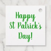 Lucky klaver St Patrick's Day party gunst cadeau l Bedankjes Labels (Achterkant)