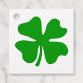 Lucky klaver St Patrick's Day party gunst cadeau l Bedankjes Labels (Voorkant)